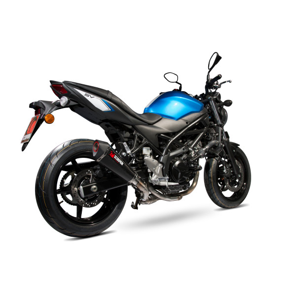 Scorpion Exhaust Suzuki SV650 (2016-2021) / SV650 X, (2018-2021) 2016 - 2021 Serket Taper Slip-on Carbon Fibre Sleeve